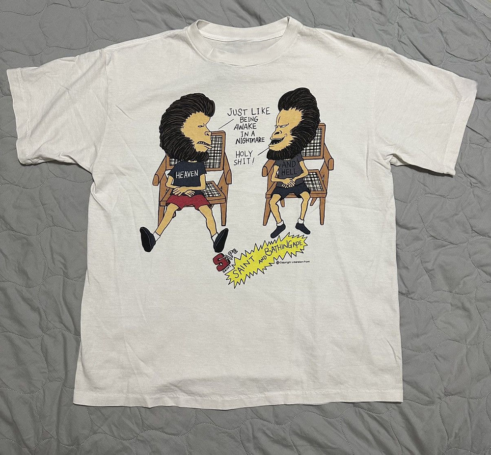 Saint Michael Saint Michael X Bape Beavis Butthead Shirt